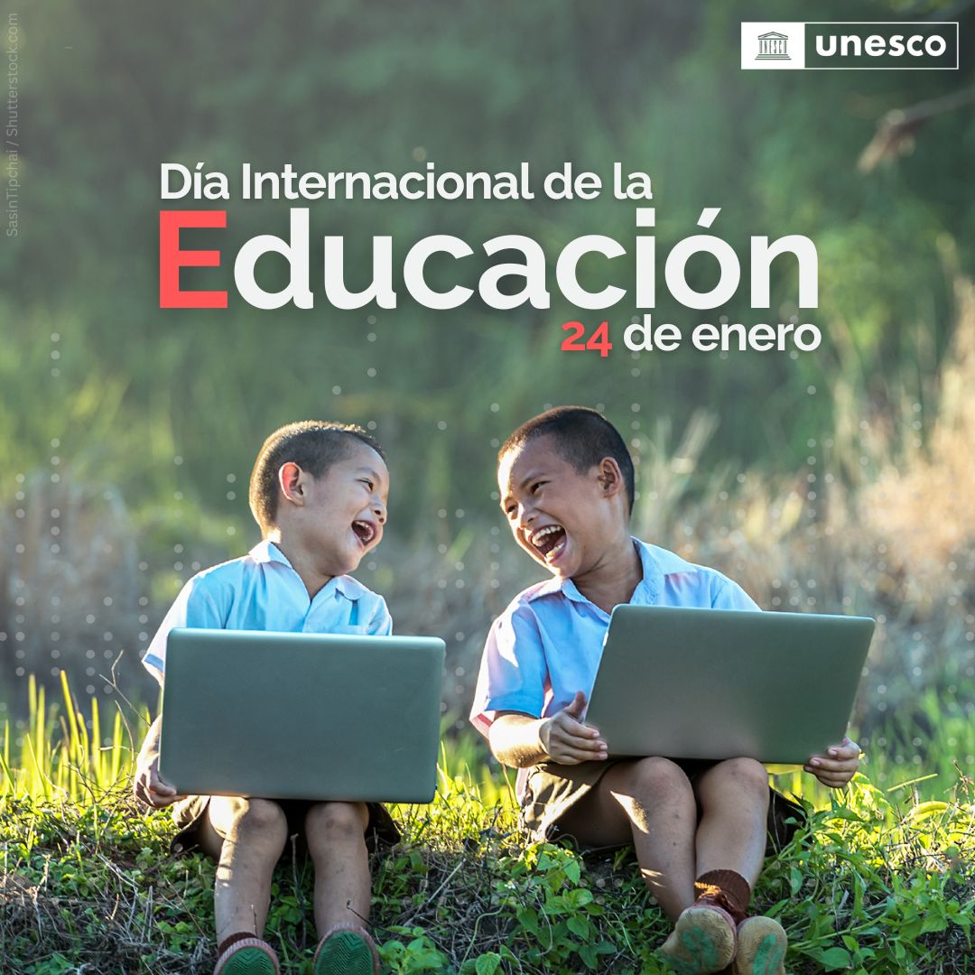 ¡Hoy es el #DíaDeLaEducación! ✏️📚

La IA transforma la educación, pero su misión no es reemplazar el talento humano, sino potenciarlo.

La UNESCO insta a formar en IA, preservando la creatividad y la autonomía de las personas.

unesco.org/es/articles/la…