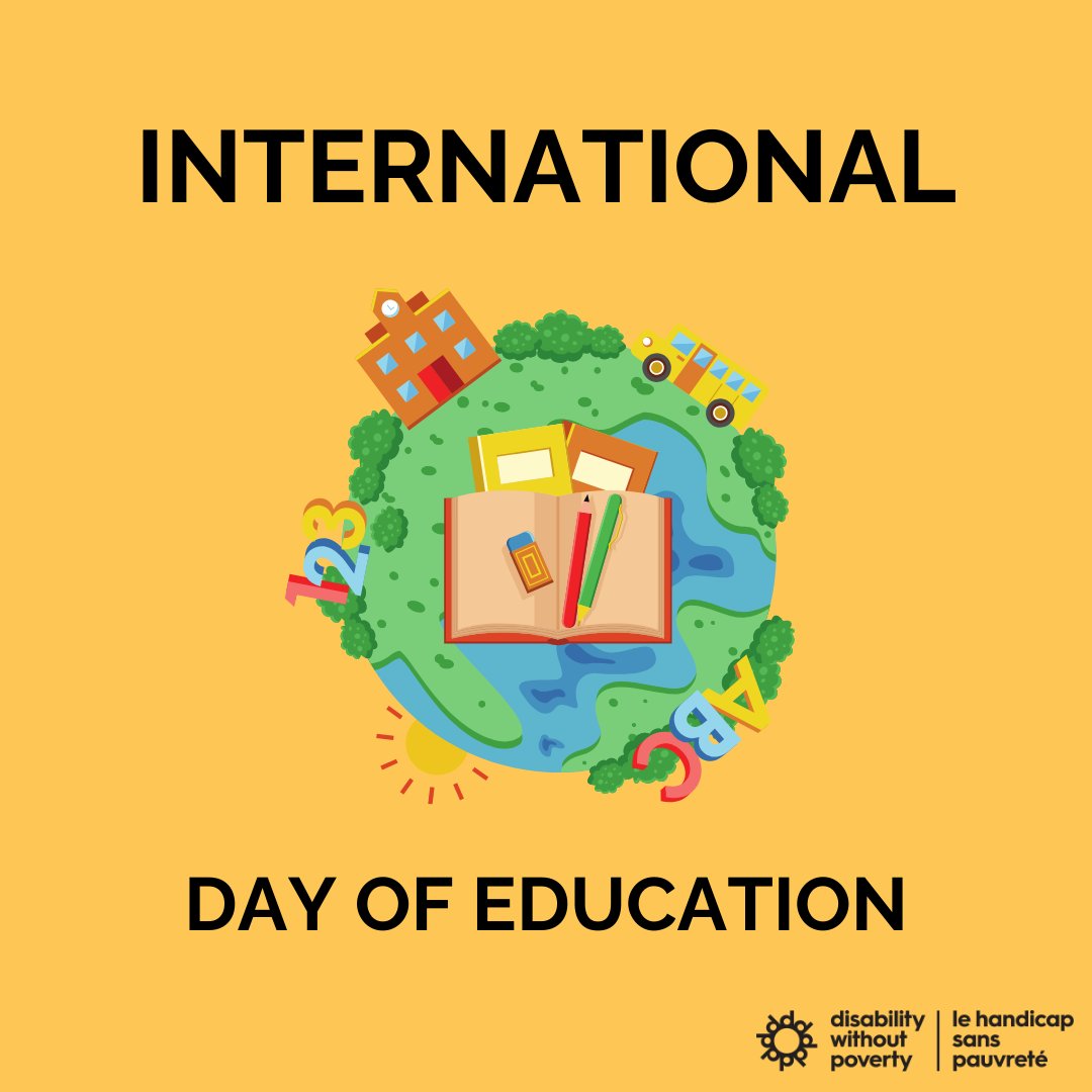 🌍📚 Happy International Day of Education! 🌟 

Today, we celebrate the power of inclusive education that embraces everyone, regardless of ability. 

Education is a right, and it must be accessible for all. 

Together, we can build a future where everyone can thrive! 💪✨
