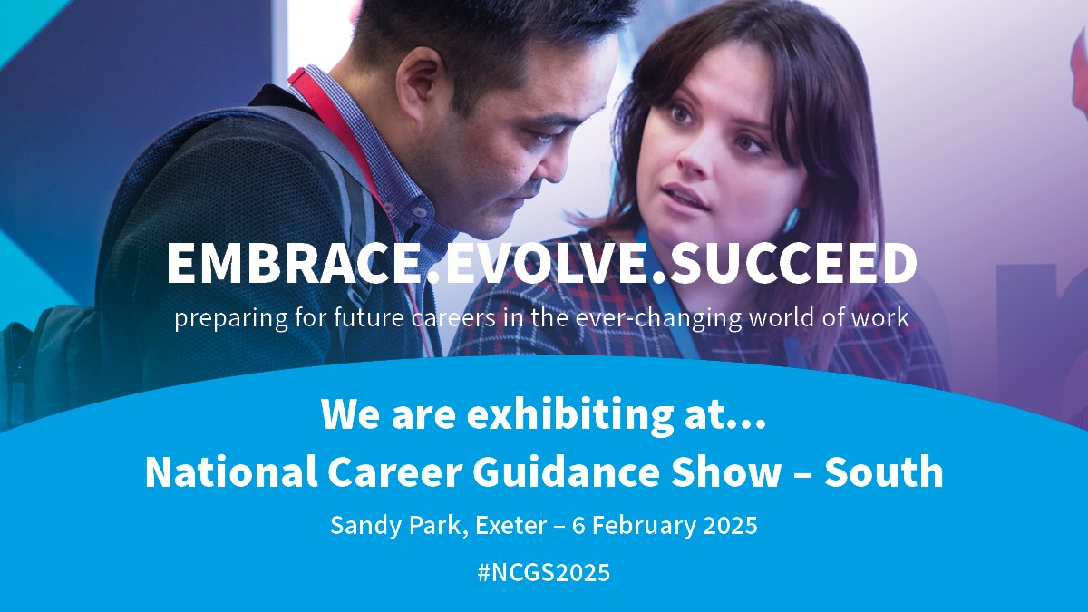 We’re excited to be at the National Career Guidance Show on Thursday 6 February in Exeter! 🎉
Come visit the CDI stand to connect with us and explore all the ways CDI can support you, including seminars, CPD clinic, and more!

Book your free ticket now: ow.ly/tvcF50ULXlV