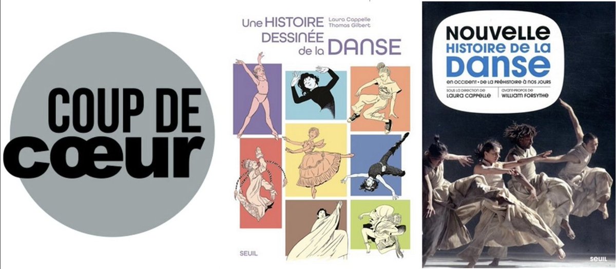 HdaVersailles's tweet photo. |#HDA #Collège #Lycée #Danse #BD|  

🖍️💃 Coup de 💜 lecture : "Un histoire dessinée de la danse", de @LauraCappelle et @ThomasGilbertBD @EditionsduSeuil. Une BD passionnante qui nous fait voyager à travers le temps et les corps dansants !

▶️ https://t.co/usX8L7JyFU https://t.co/EWrJhDncn0
