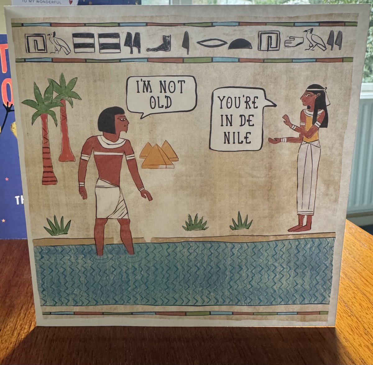 I love this card my husband got for his birthday 🤦‍♀️😄 ..