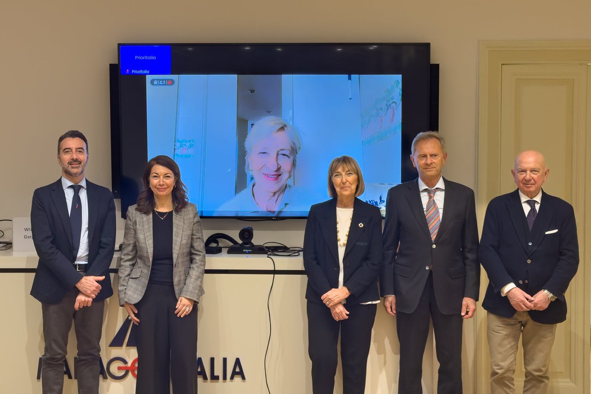 🔔 Marcella Mallen confermata Presidente di #Prioritalia! 

🌍 La Fondazione rinnova il suo impegno per un futuro equo e sostenibile, con nuovi obiettivi e alleanze strategiche. 

Scopri di più: bit.ly/40xjiRs
#Leadership #Sostenibilità #Agenda2030