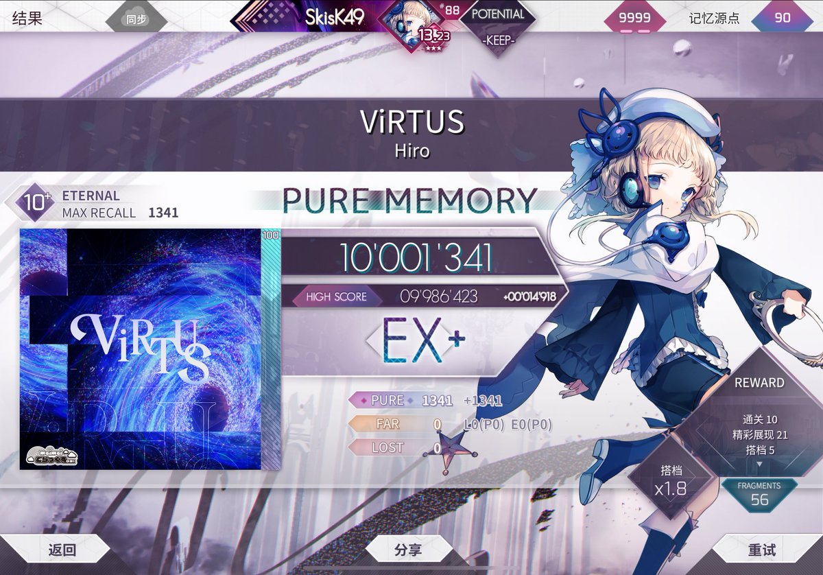ViRTUS ETR 理論値