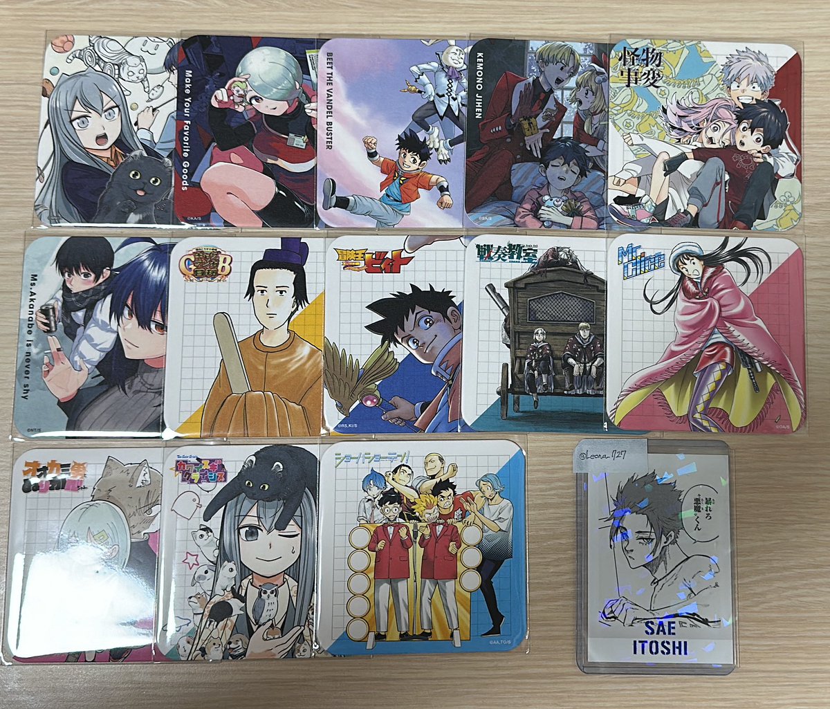 Leona____727's tweet photo. 【交換・譲渡】 ジャンフェス ステッカー コースター 名刺カード 

譲 ： 1 ~ 3 の画像のもの

求 ： 4 の画像のもの ＞ 定価 ＋ 送料

枚数違い可能のもの有⭕️
例 2 (当方) ⇆ 1 (お相手)
お気軽にお声掛けください𓂃 𓈒𓏸🫧 https://t.co/dp1o28N3W7
