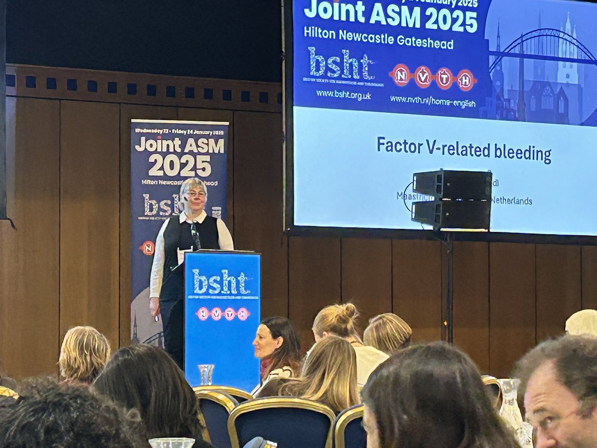 Prof Neil Morgan 💙 (@neilvmorgan) on Twitter photo And our final <a href="/BritSocHaemThro/">British Society for Haemostasis & Thrombosis</a> plenary lecture and closing the meeting is Dr Elisabetta Castoldi on “factor v-related bleeding disorders” 🩸 🧪 🧬 And our final <a href="/BritSocHaemThro/">British Society for Haemostasis & Thrombosis</a> plenary lecture and closing the meeting is Dr Elisabetta Castoldi on “factor v-related bleeding disorders” 🩸 🧪 🧬