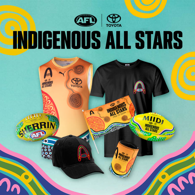 The 2025 Toyota AFL Indigenous All Stars Match is coming to Optus Stadium in Perth on 15 February 2025! For the first time since 2015, the Indigenous All Stars team will take the field to honour the remarkable contributions of Aboriginal and Torres Strait Islander players!
