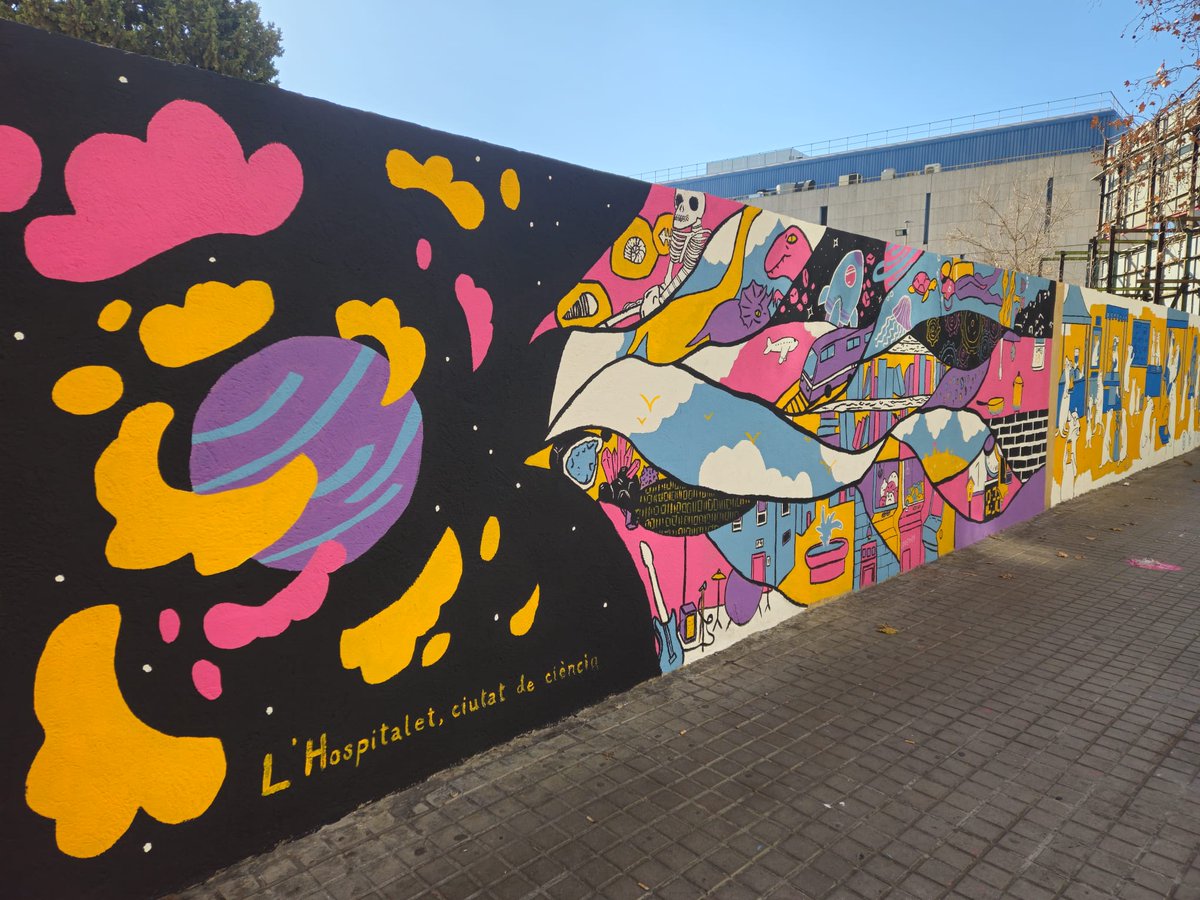 EducacióLH (@lheducacio) on Twitter photo #LHospitalet uneix art i ciència amb 2⃣ nous murals a l’espai públic🪐 creats per estudiants de l'EASD
<a href="/serraiabella/">EASD Serra i Abella</a>.
🖍Els murals, en el marc d’un projecte educatiu, reflecteixen els valors de #LHCiència per acostar la ciència a la ciutadania.
🔗tuit.cat/oUptg #LHospitalet uneix art i ciència amb 2⃣ nous murals a l’espai públic🪐 creats per estudiants de l'EASD
<a href="/serraiabella/">EASD Serra i Abella</a>.
🖍Els murals, en el marc d’un projecte educatiu, reflecteixen els valors de #LHCiència per acostar la ciència a la ciutadania.
🔗tuit.cat/oUptg