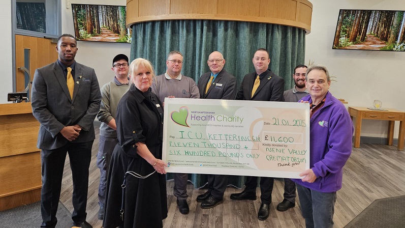 .<a href="/Nenevalleycrem/">Nene Valley Crematorium</a> donates £11,600 to Kettering General Hospital ICU: ow.ly/uNra50UMvUt