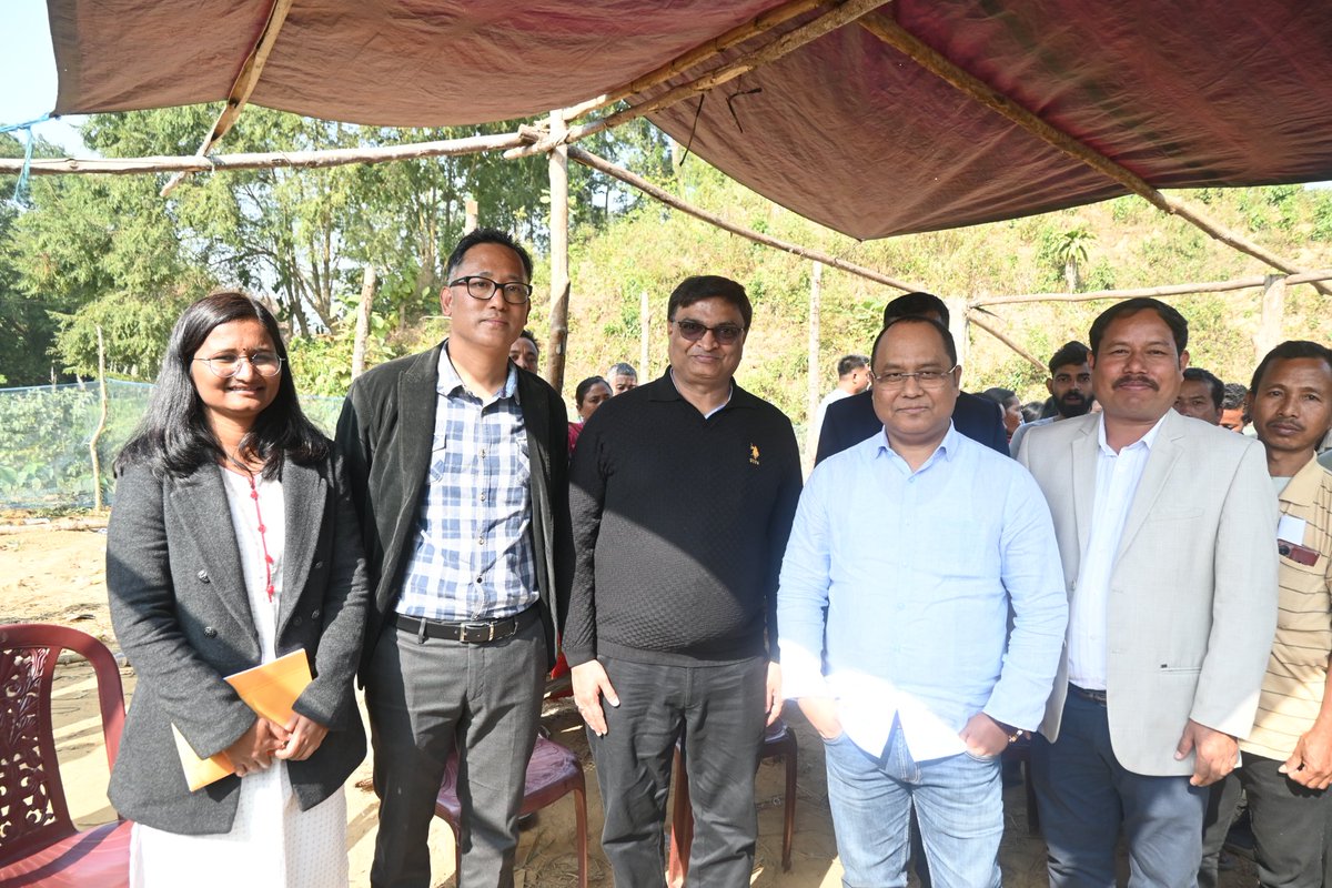 Have visited Sukhiyabari alongwith CEO &amp; PD, SCATFORM and Director and also other Forest officials for construction of Forest Market near Highway road for the beneficial of local farmers to sell rubber sheet and other forest products