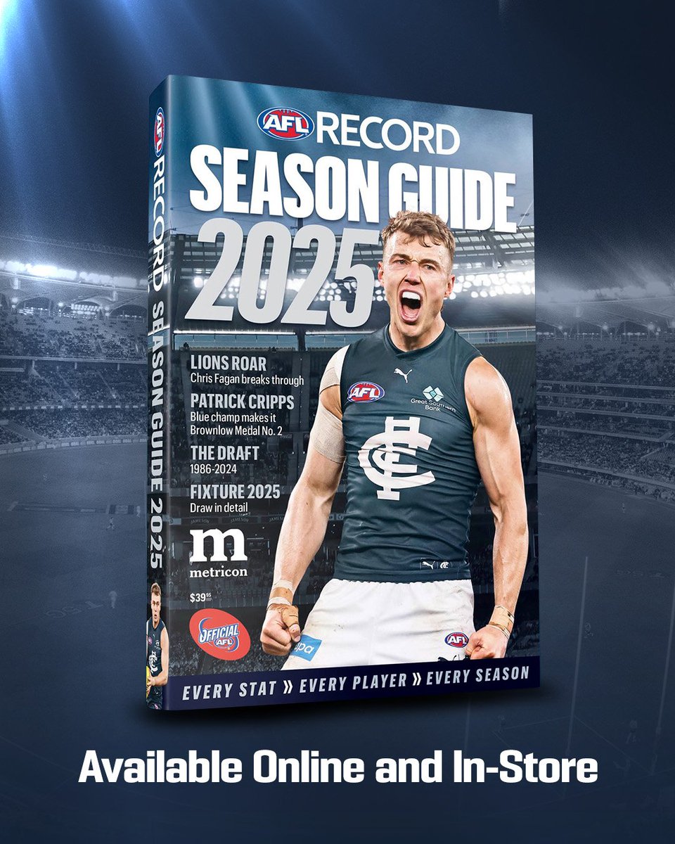 2025 AFL Record Season Guide – the ultimate bible of the game! A must-have for every AFL fan. 🏆 #yourteamyourstore