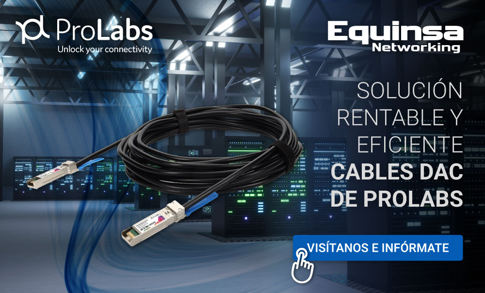 EquinsaNetwork's tweet image. ⚡ Optimiza tu red con los cables DAC de ProLabs:
✅ Instalación fácil y rápida.
✅ Alta eficiencia y bajo coste.
✅ Mayor seguridad con cables LSZH.
✨ Conecta con Equinsa Networking y transforma tu infraestructura. equinsanetworking.com/noticias/soluc…
#DAC #ProLabs #DataCenters #equinsa