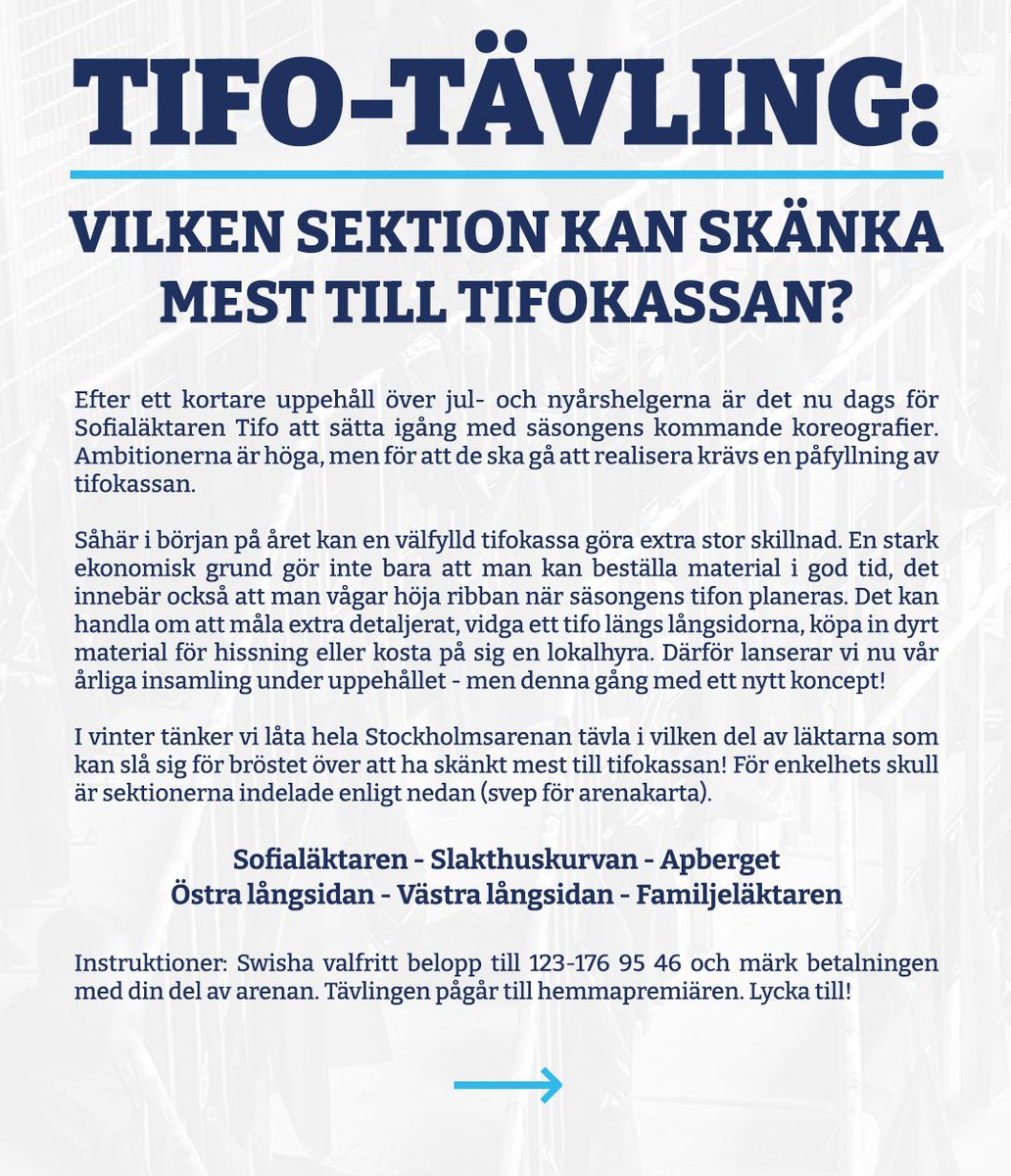 jontesthlm's tweet photo. Stöd Sofia tifo! https://t.co/yHuUhqnamM