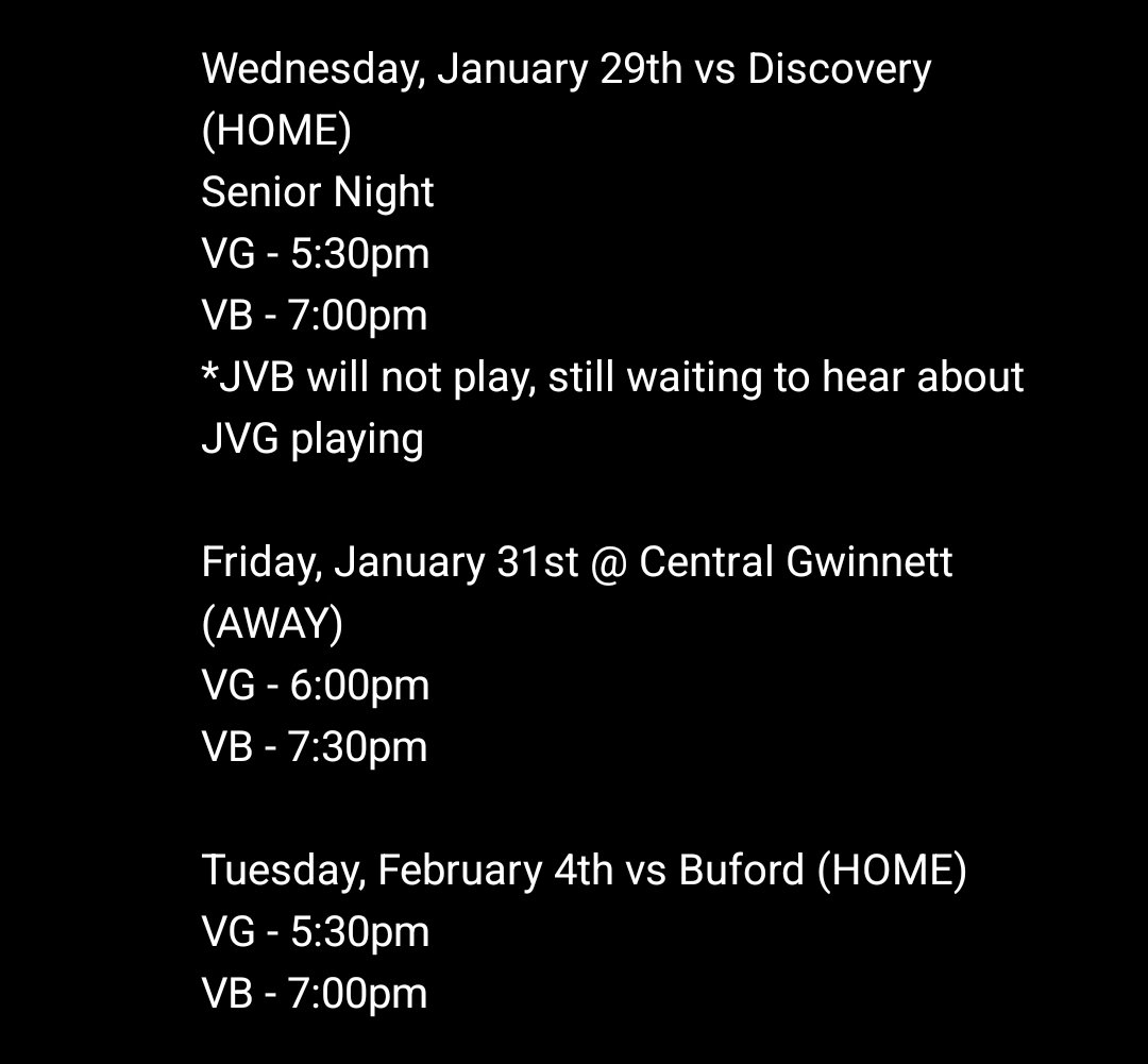 The updated schedule <a href="/DaculaHoops/">Dacula Basketball</a> <a href="/dacula_gbb/">Dacula Girl’s Basketball</a>