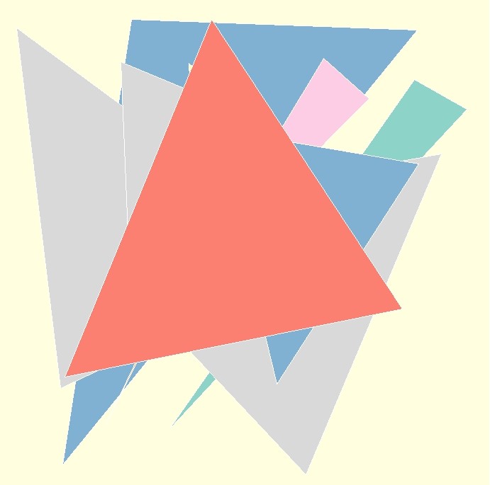 simisani ndaba (@simisani10) on Twitter photo JAN. 24. (credit: <a href="/BruceHolmer/">Bruce Holmer</a> )
Geometric art - pick either a circle, rectangle, or triangle and use only that geometric shape.
#genuary #genuary24 #genuary2025
code 🔗 github.com/sndaba/genuary…
#art #rstats #dataviz #genart #rtistry #genartclub JAN. 24. (credit: <a href="/BruceHolmer/">Bruce Holmer</a> )
Geometric art - pick either a circle, rectangle, or triangle and use only that geometric shape.
#genuary #genuary24 #genuary2025
code 🔗 github.com/sndaba/genuary…
#art #rstats #dataviz #genart #rtistry #genartclub