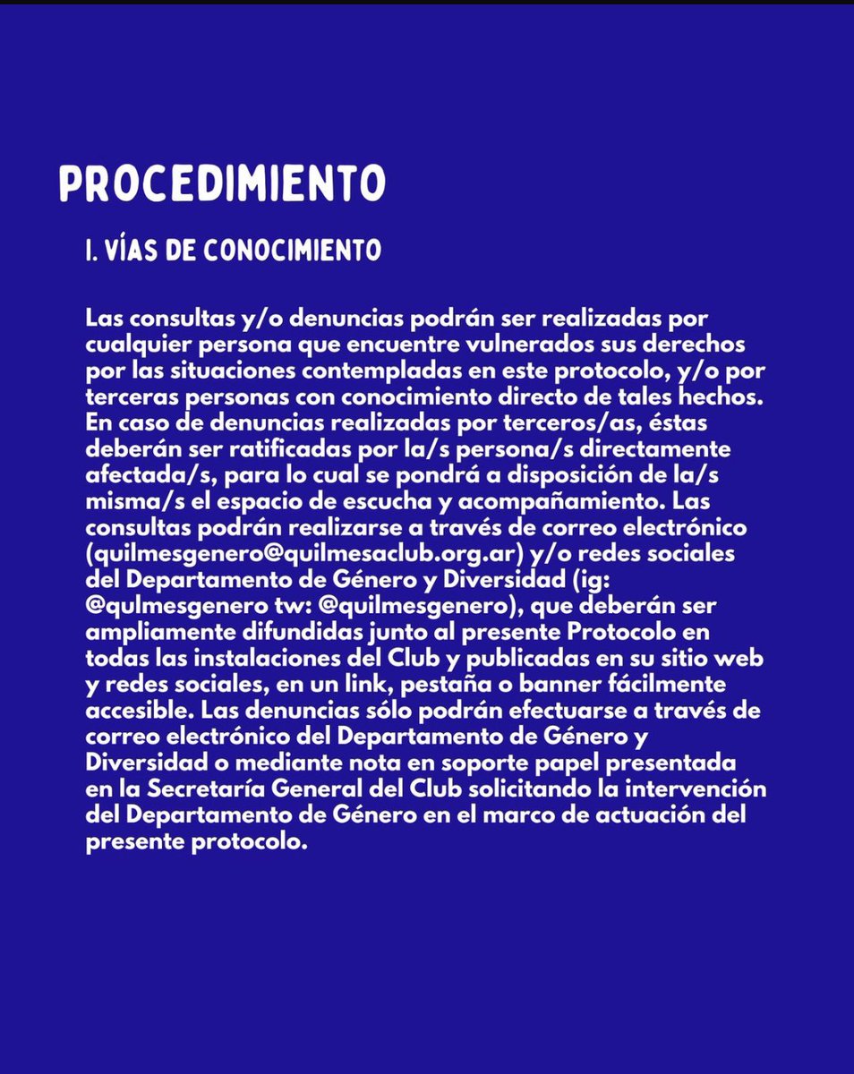 Departamento de Género y Diversidad QAC tweet media