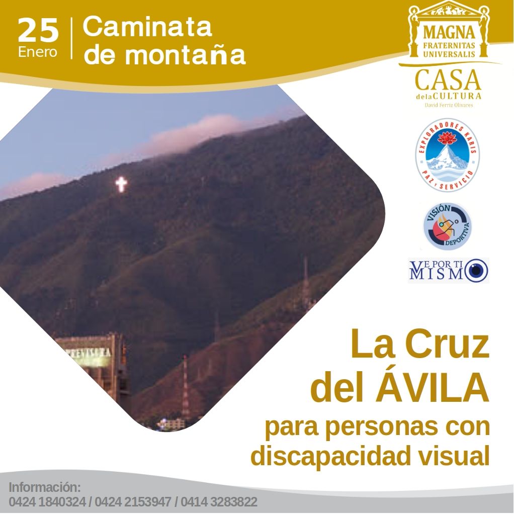 CiegosVenezuela's tweet photo. En nuestras páginas: Exploradores Karis invitan a caminata guiada al Ávila para personas con #DiscapacidadVisual este sábado https://t.co/vyezfihyGW https://t.co/D3PKuyziBA