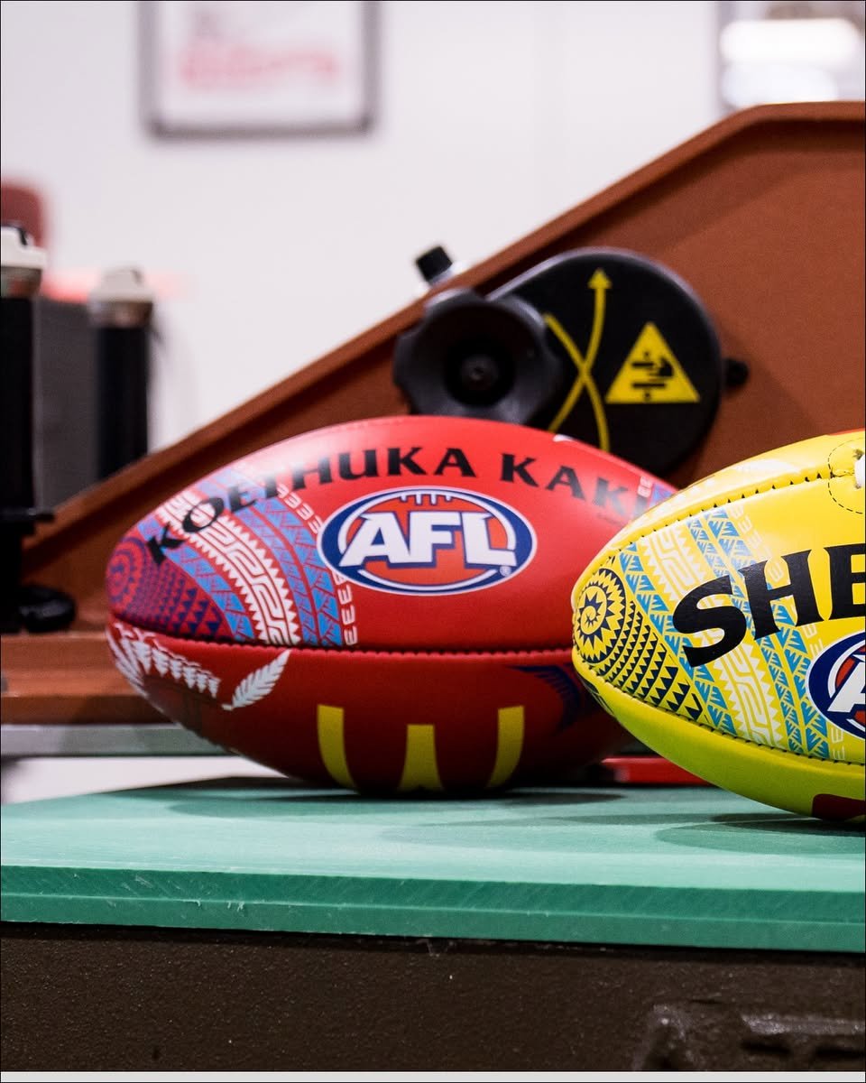 Ben Nabea Davis, former AFL, current VFL player and a proud Torres Strait Islander artist, brought his Saibai and Waiben Islands culture and family heritage to create this unique design - named ‘Connection’.
