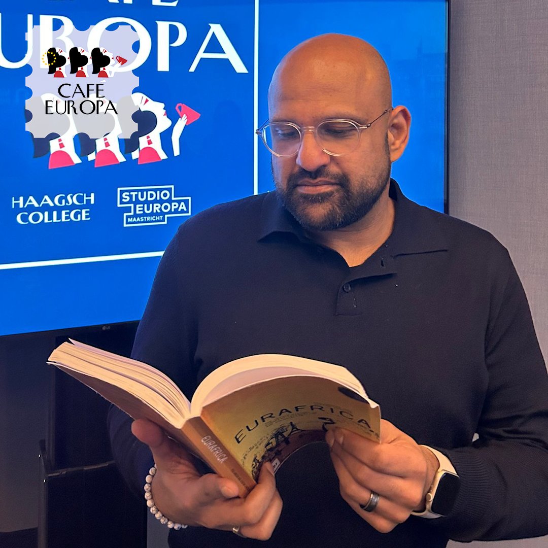 CafeEuropaEU's tweet photo. 📚De boekentip van @HsheikhH is 'Eurafrica' van Peo Hansen en Stefan Jonsson.

"Het laat heel mooi zien hoe diep het koloniale beeld over Afrika nog zit in Europa".

🎧 Luister Café Europa via je favo podcastapp zoals https://t.co/atKqGwRPe4 https://t.co/rKcEVXFGg4