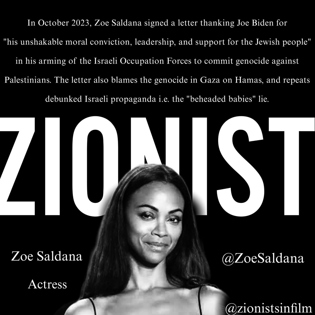 It’s tomorrow! <a href="/zoesaldana/">Zoe Saldana</a>