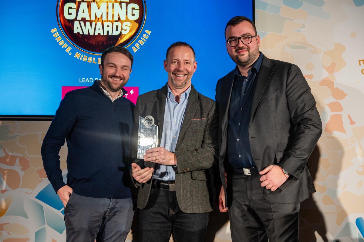 Nick Say (@nsay_pr) on Twitter photo Gaming awards news: This wk at the <a href="/GGAwrds/">Global Gaming Awards</a> in Barcelona we took home the 'Payment Solution of the Yr' award for the EMEA market. Congrats to James McGran (l) and Jason Batten (c) and our wider #iGaming team and all the other winners Monday night: gamblinginsider.com/news/28098/glo… Gaming awards news: This wk at the <a href="/GGAwrds/">Global Gaming Awards</a> in Barcelona we took home the 'Payment Solution of the Yr' award for the EMEA market. Congrats to James McGran (l) and Jason Batten (c) and our wider #iGaming team and all the other winners Monday night: gamblinginsider.com/news/28098/glo…