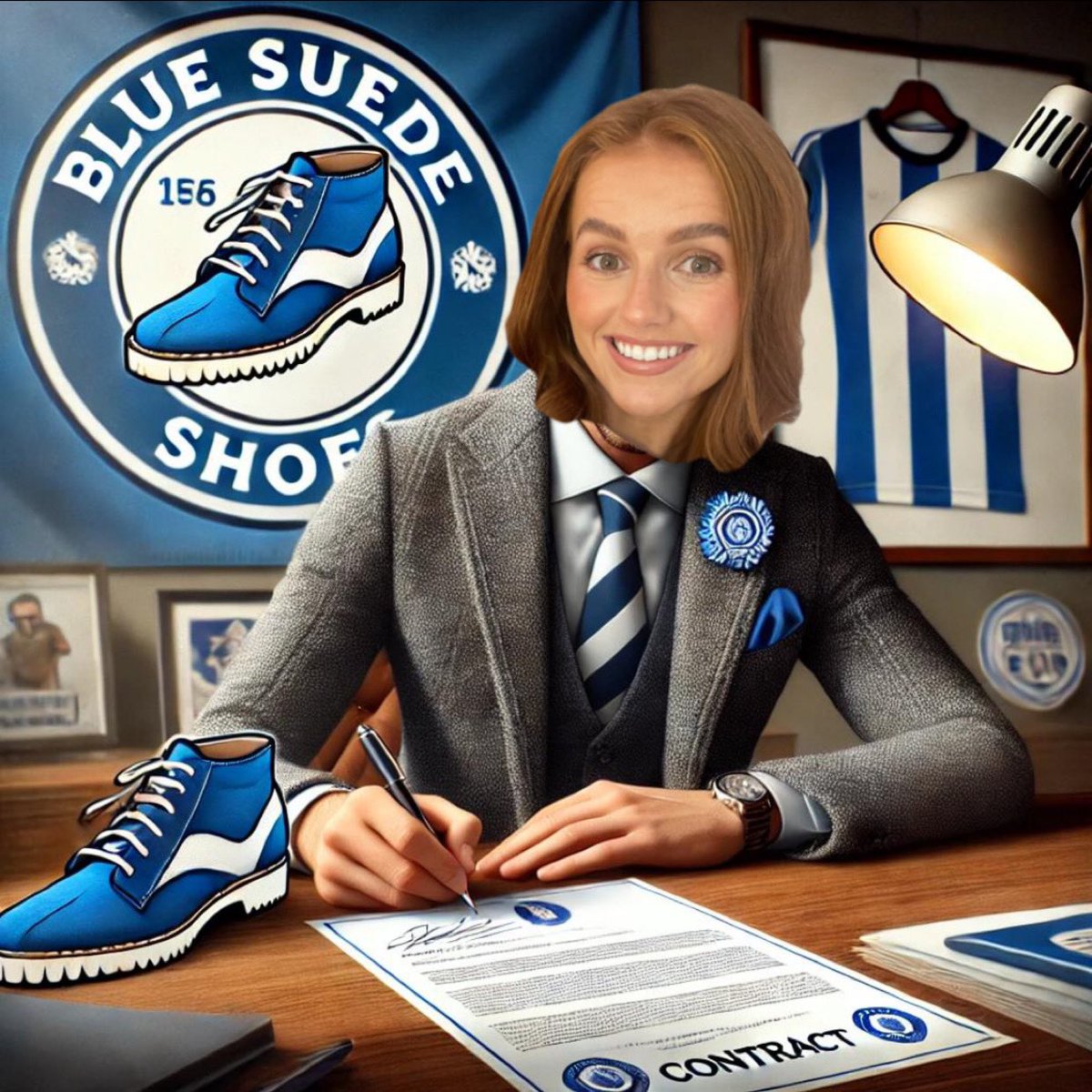 Blue Suede Shoes (@blueteampgde) on Twitter photo βπ» The Blue Suede Shoes are today delighted to announce the signing of <a href="/PEMissHughes/">MissHughesPE</a> on a 6-month contract.
π΅ Miss Hughes joins the blues as Sports Captain with potential to act as a coach.
π Welcome to the Blue Suede Shoes
#StrathSportEd2025 βπ» The Blue Suede Shoes are today delighted to announce the signing of <a href="/PEMissHughes/">MissHughesPE</a> on a 6-month contract.
π΅ Miss Hughes joins the blues as Sports Captain with potential to act as a coach.
π Welcome to the Blue Suede Shoes
#StrathSportEd2025