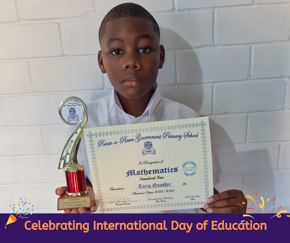 Celebrating #InternationalDayOfEducation by focusing on the future of our youth! At <a href="/RentMyTutor/">Rent My Tutor STEM Academy</a>,  we offer personalized 1-on-1 online tutoring for #SEA, #CSEC, &amp; #CAPE exams, ensuring your child gets the best prep. 

Give them the tools for success! 

#EducationMatters