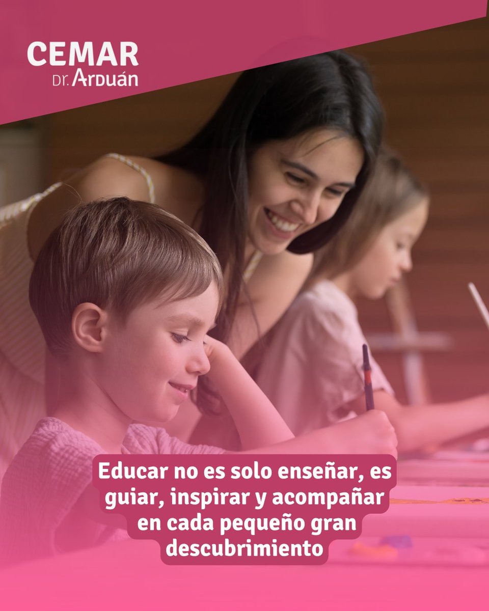 CemarFormacion's tweet photo. Educar en la infancia no es solo enseñar, es inspirar, guiar y acompañar en cada pequeño gran descubrimiento. 🌱💡

Cada juego y cada historia que compartimos con los más pequeños son semillas que florecen en su futuro. 🌈👶

https://t.co/rLtzv7qSTI

 #DiaMundialDeLaEducacion https://t.co/QOU7CetcPz
