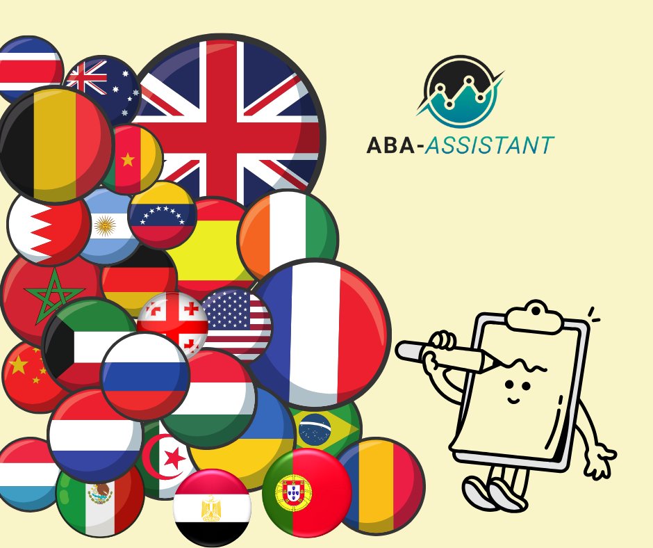 🇫🇷 ABA-Assistant est disponible en 14 langues différentes !
1 mois gratuit avec le code "ABA2025"

🇬🇧 ABA-Assistant is available in 14 different languages!
1 month free with the code "ABA2025"

👉 …ique.behavior-analysis-technology.com/?lang=en