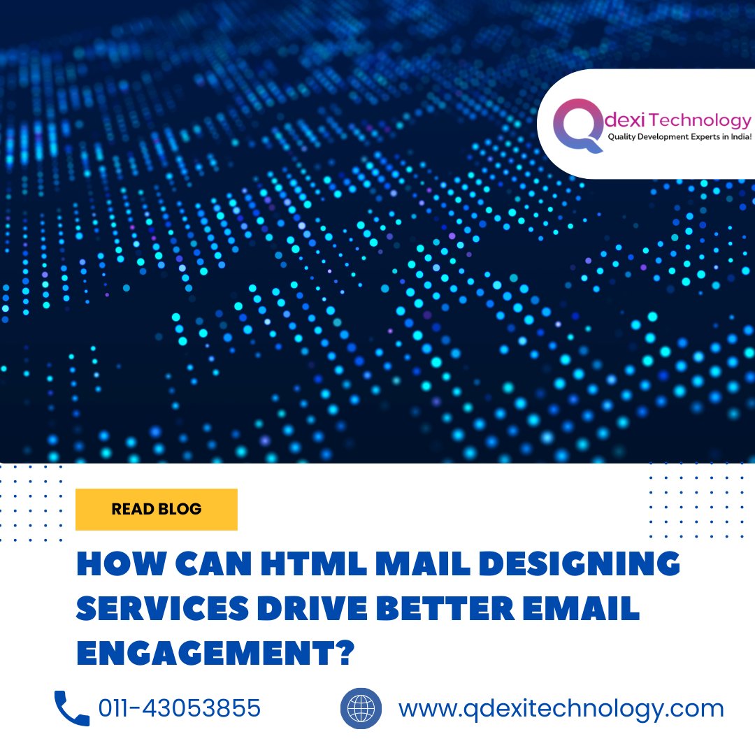 QdexiTechnology's tweet image. 🚀 Boost Your Email Engagement with Expert HTML Mail Designing Services: Unlock the Power of Stunning, Interactive Campaigns! 📧✨
Read Blog: qdexitechnology.com/blog/how-can-h…
#HTMLDesign #EmailMarketing #EngagementBoost #EmailCampaigns #DigitalMarketing
