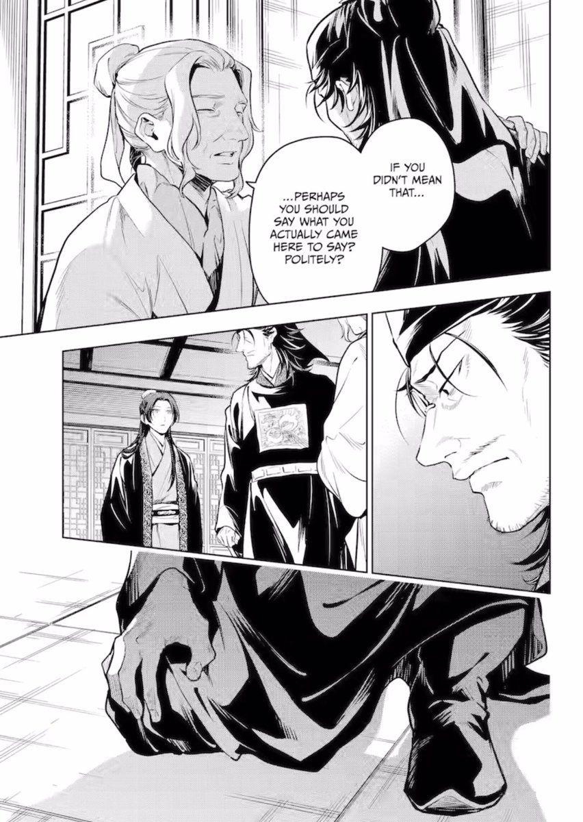 Yonaluvss's tweet image. The apothecary diaries chapter 78.2 spoilers

LMAO Lakan was stressing out when Luomen heard him talking about Jinshi being a eunuch and Luomen started teasing him to make him feel bad 😭
