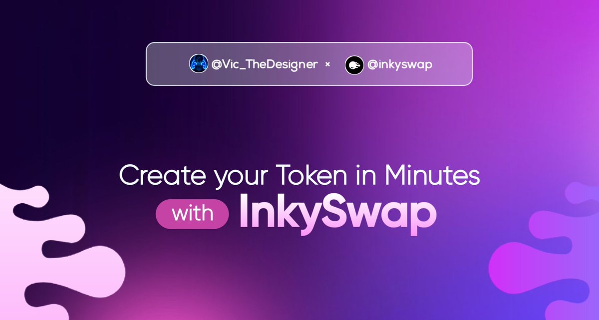 Vic_TheDesigner's tweet photo. Alex has been trading crypto for a while and wants to create his own token, but the process seems too complicated.
Then Alex found @inkyswap, which helped him bring his ideas to life. Now, he’s not just trading, he’s a creator
Here's all you need to know
A 🧵
#InkyPumpAlpha https://t.co/kqL8iALSZ7