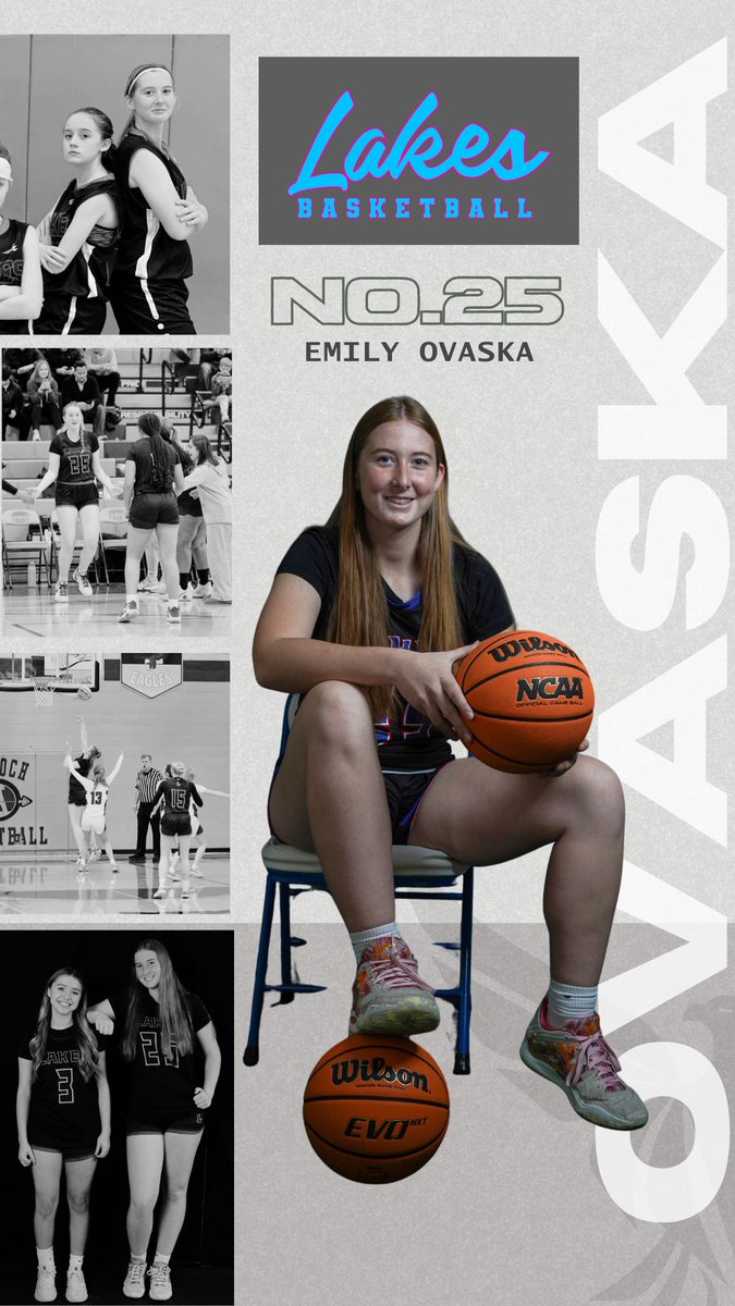LCHSGBK's tweet photo. Senior Day is Saturday. Game is at 12:30. Be sure to arrive early for the pregame ceremony.

Emily Ovaska is one of the most decorated athletes at LCHS. She is an all-conference softball player and all-state flag football QB. She plays a pretty mean post as well! https://t.co/zqF63uquSp