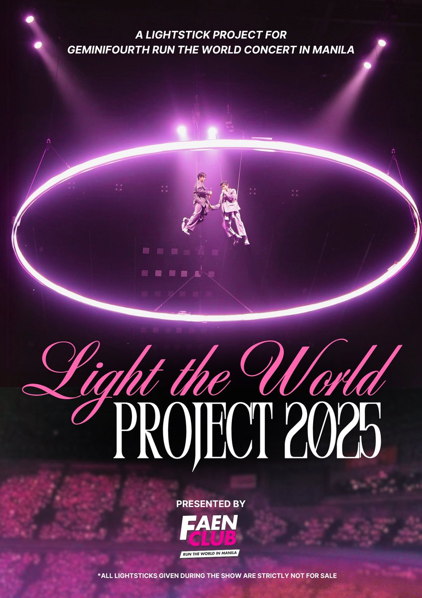 Khunoos, pink ocean for #GeminiFourth? 🩷🩶

Stay tuned for more details 😉

#GFRunTheWorldinManila