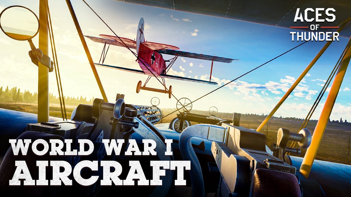 Aces of Thunder, the highly anticipated VR flight combat simulation game, will feature meticulously recreated aircraft from World War I in addition to the already announced World War II-era warbirds.

youtu.be/UsSk6W7ZdaE