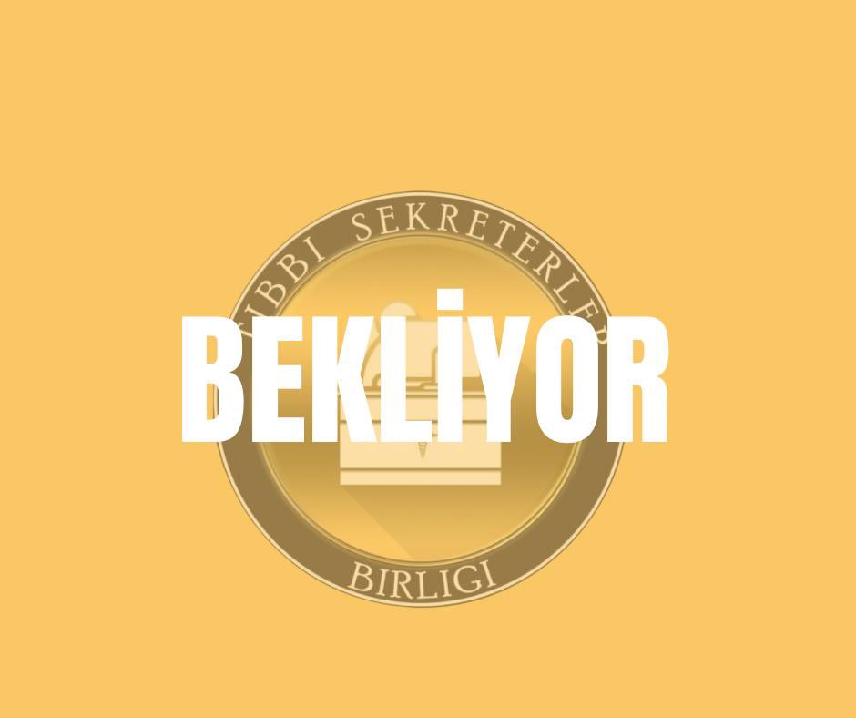 Hekimlerimizin iş yükünü ağırlaştırabilecek en büyük etken;tıbbi sekreter eksikliğidir.Bunun için gerekli aktivasyon alınmalı ve hekimlerimizin eksik tıbbi sekreterleri kadroda yer bulmalıdır. Adil ve Acil
 #CBSağlıktaAlımıBölme