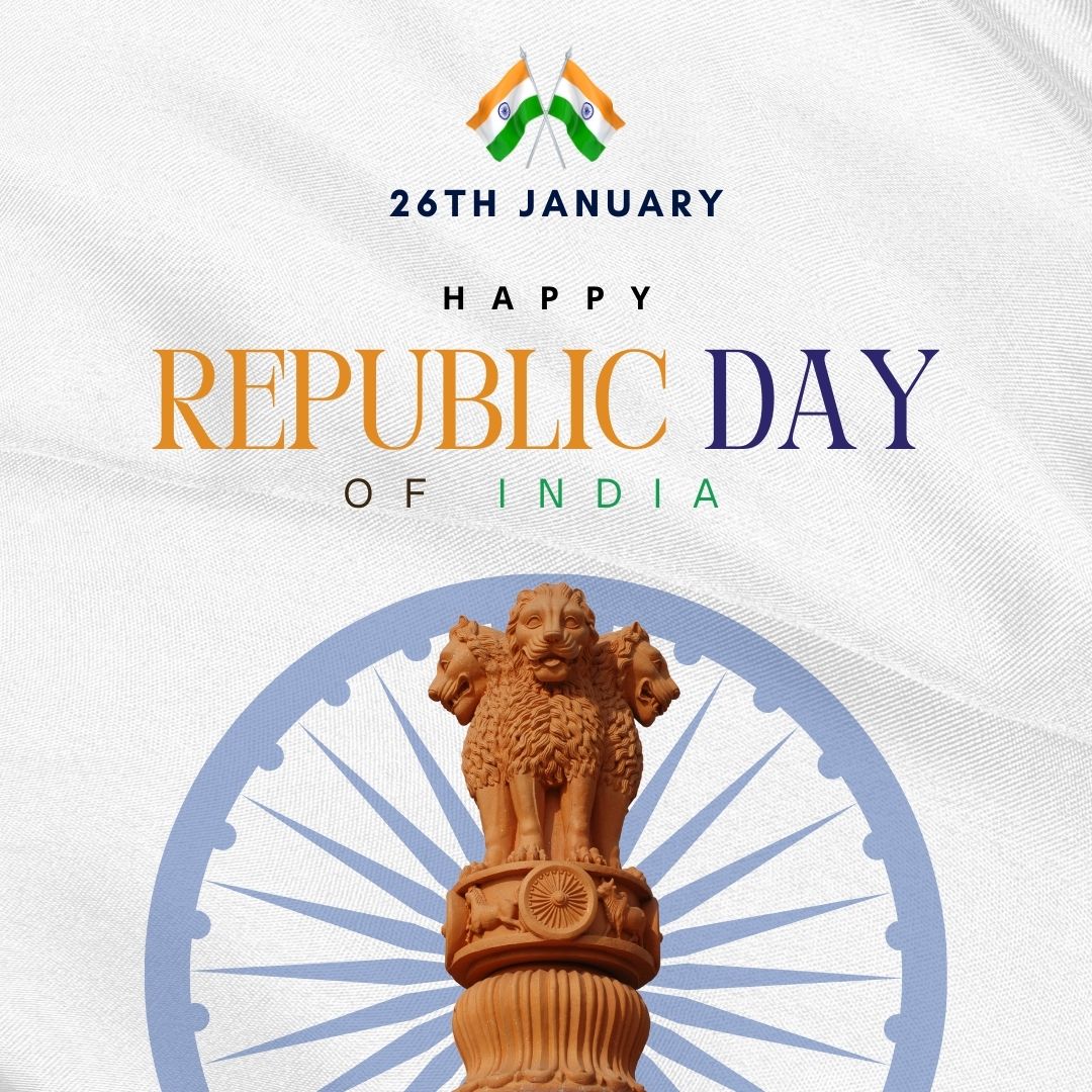 TheUrbanCrews's tweet photo. On this Republic Day, let’s pledge to uphold our Constitution and work together for a brighter future.
#RepublicDay #RepublicDay2025 #Republicans #RepublicDayParade2025 #RepublicDayIndia #tuc #theurbancrews https://t.co/WAws1kDTJH