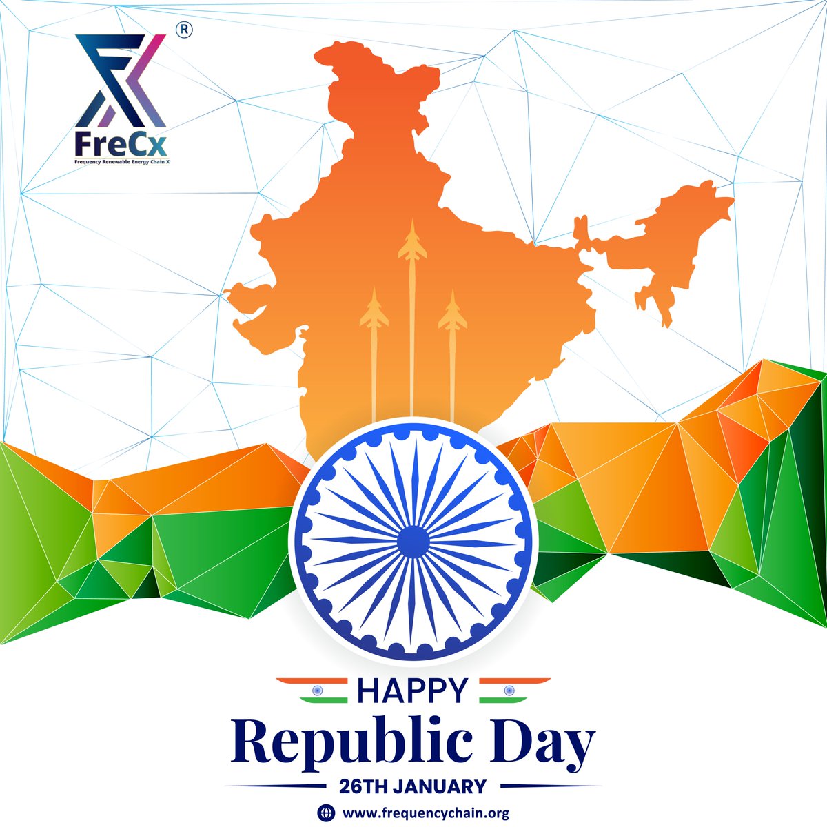 From every corner of India, we celebrate the Republic that unites us. Wishing you all a Happy Republic Day!
#RepublicDay #frecx #Blockchain