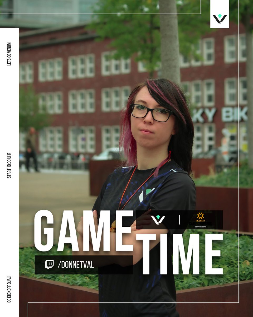 Meeeeehr Queens Matches!😍Heute startet für uns die Game Changers Kickoff Qualifikation. Wie immer heißt das für euch unser Team im Stream zu supporten und ein bissl Stimmung machen!😎Good Luck Girls!💜

➡️GC Kickoff Qualifikation
🕕18:00 Uhr
📺twitch.tv/donnetval