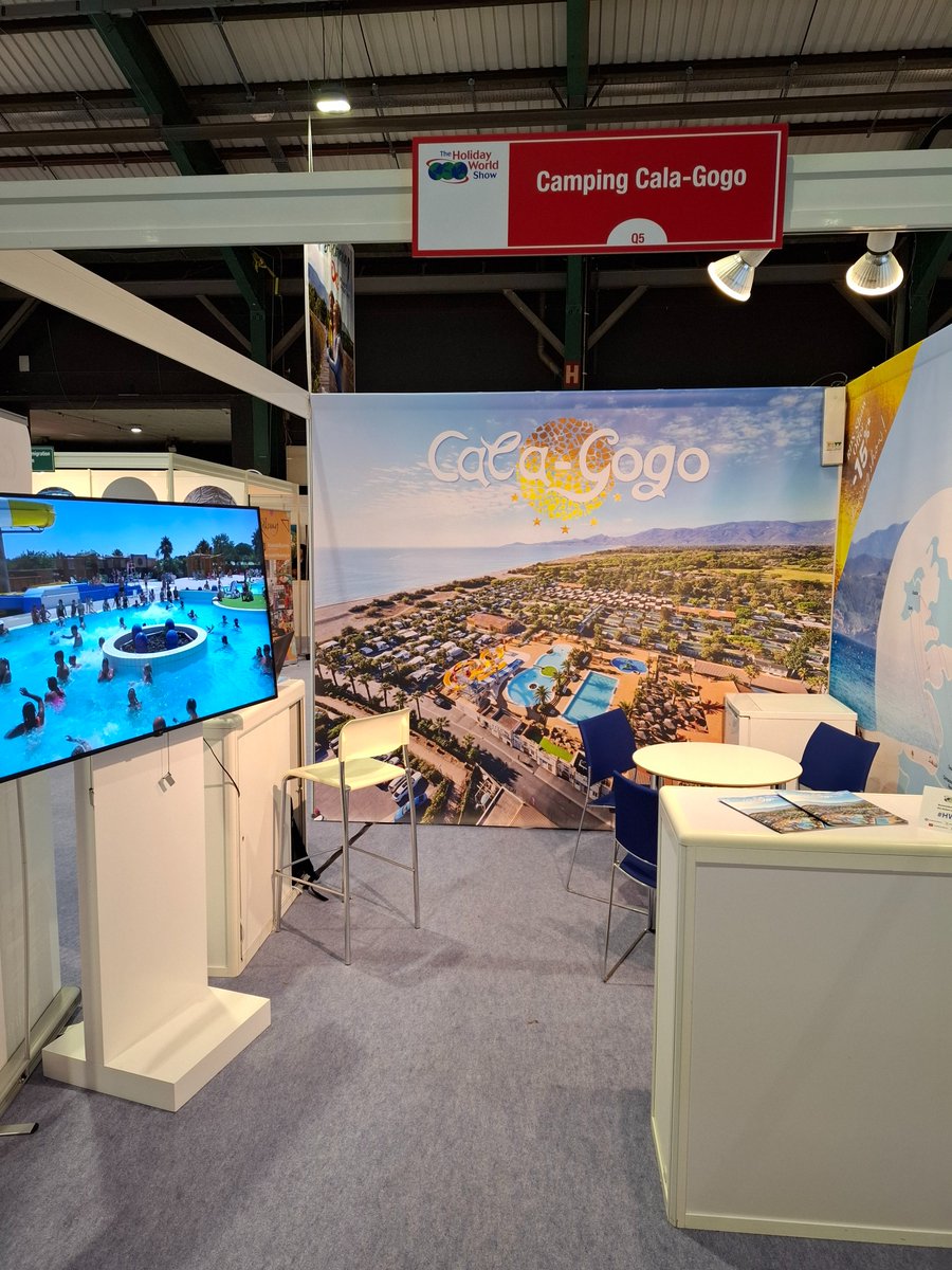 Visit Cala Gogo at the Holiday Show at stand Q5 to hear about a 5 star family run campsite with access to the beach #hws25