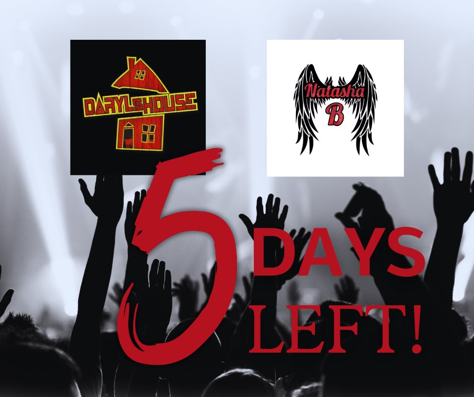 Natasharocksu2's tweet photo. The show at Daryl's House is in just FIVE DAYS!
Get your tickets now.

Tickets:
https://t.co/7OXgqZvinK

@DarylsHouseClub 
#5DaysToGo #MusicShowAlert #JanuaryJam #GetReadyToRock #CountdownToFun #LiveMusicVibes #ArtistsOnStage #GoodTimesAhead #ShowtimeSoon #LetsParty https://t.co/tp0e3UXjly