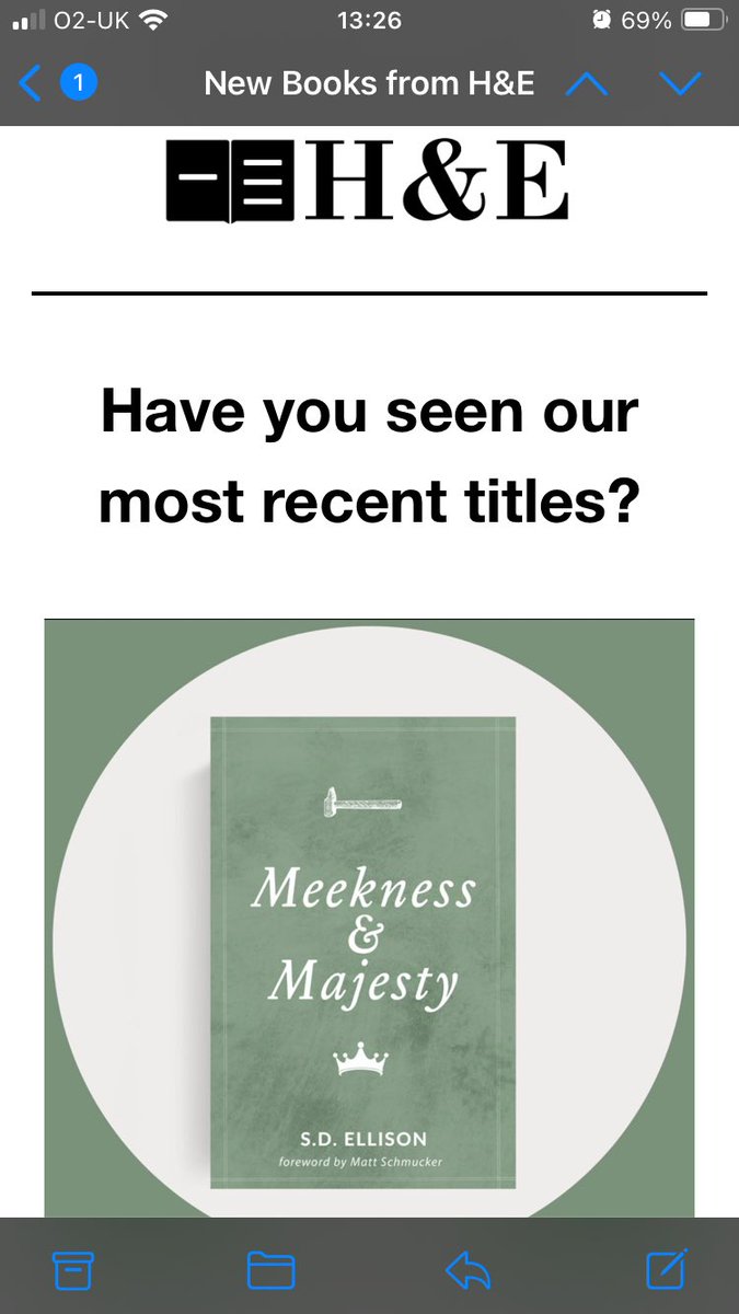 Davy Ellison (@davyellison) on Twitter photo My book *Meekness & Majesty* leads the latest <a href="/HesedandEmet/">H&E Publishing / Joshua Press</a> marketing email. I’d love you to read it, but if you don’t fancy it have a look at their other publications. There have been a number of good ones recently. My book *Meekness & Majesty* leads the latest <a href="/HesedandEmet/">H&E Publishing / Joshua Press</a> marketing email. I’d love you to read it, but if you don’t fancy it have a look at their other publications. There have been a number of good ones recently.