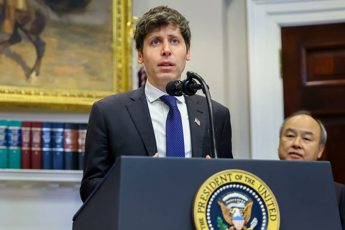 🚨OPENAI’S $500B “STARGATE” DREAM IS RUNNING ON HOPES AND HOT AIR

Sam Altman’s grand plan to build “Stargate,” a $500 billion AI infrastructure exclusively for OpenAI, is already falling apart before it even starts.

There’s no secured funding, no government support, no detailed