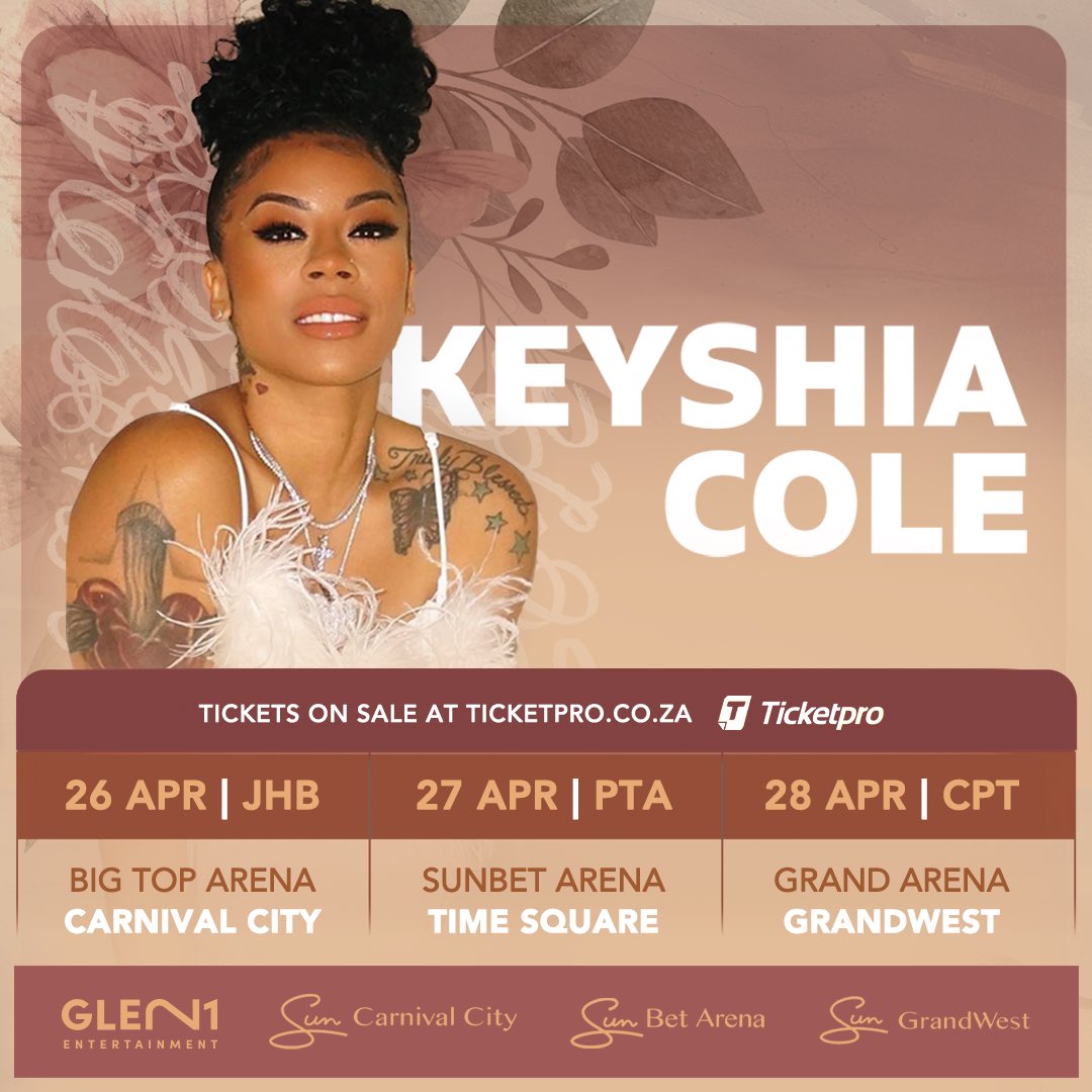 glen21ent's tweet photo. NEW DATES ALERT 🚨

Three shows are coming your way - at the exact same venues! 🤩

Dates:
📍26 April - Big Top Arena, Carnival City
📍27 April - SunBet Arena, Pretoria 
📍28 April - Grand Arena GrandWest, Cape Town

Get your tickets now via @TicketProSA 🎫 https://t.co/GdgeoLzeds