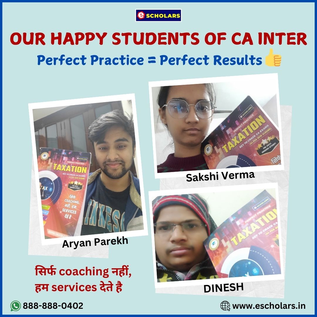 groomingedu's tweet image. ✨ Happy Students of Grooming Education Academy ✨

🎯 Perfect Practice = Perfect Result 👍

Our CA Inter students are proving that with the right guidance, consistent effort, and strategic preparation, success is inevitable! 

#HappyStudents 😊#CAInterSuccess 🎓#PerfectPractice