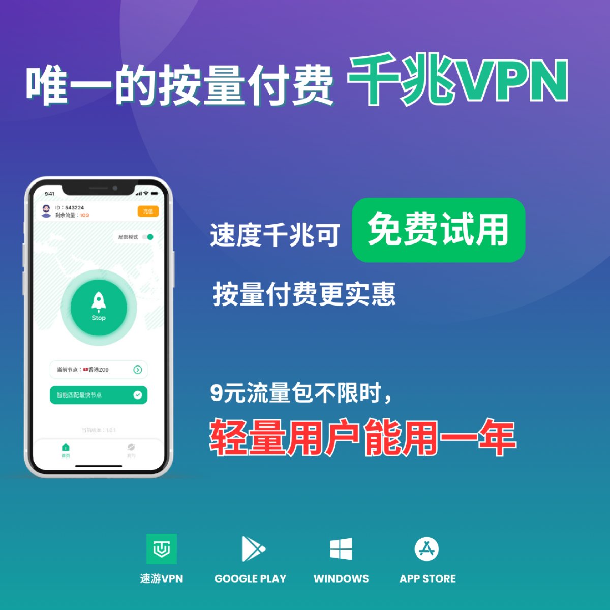 速游VPN，全球最快的VPN。 解决你两大核心问题： ○隐私安全，保护你的在线隐私。 ○翻墙体验，给你极速的网络。 解锁流媒体，ChatGPT,  TikTok免拔卡。 欢迎试用👉 https://t.co/mtlObrv4I8 （以上链接下载获得8折优惠券） 8折邀请码：GicFd4zM  #VPN ＃速游VPN ＃按量付费 ...