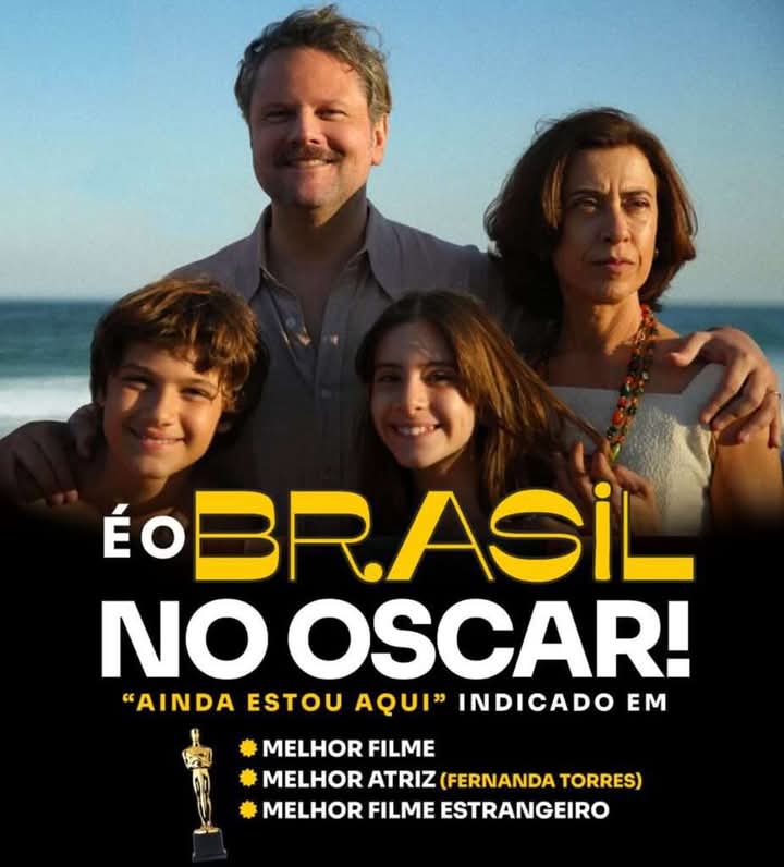 Não importa o resultado final, já somos vitoriosos! Vitória da luta pela liberdade, da luta contra as ditaduras, da luta dos heróis da resistência, da luta das mulheres, da cultura brasileira, das Fernandas, da Fernanda Torres, do Brasil! Parabéns, povo brasileiro‼️🎭🎬🎥🎞️📽️✊🏻🇧🇷