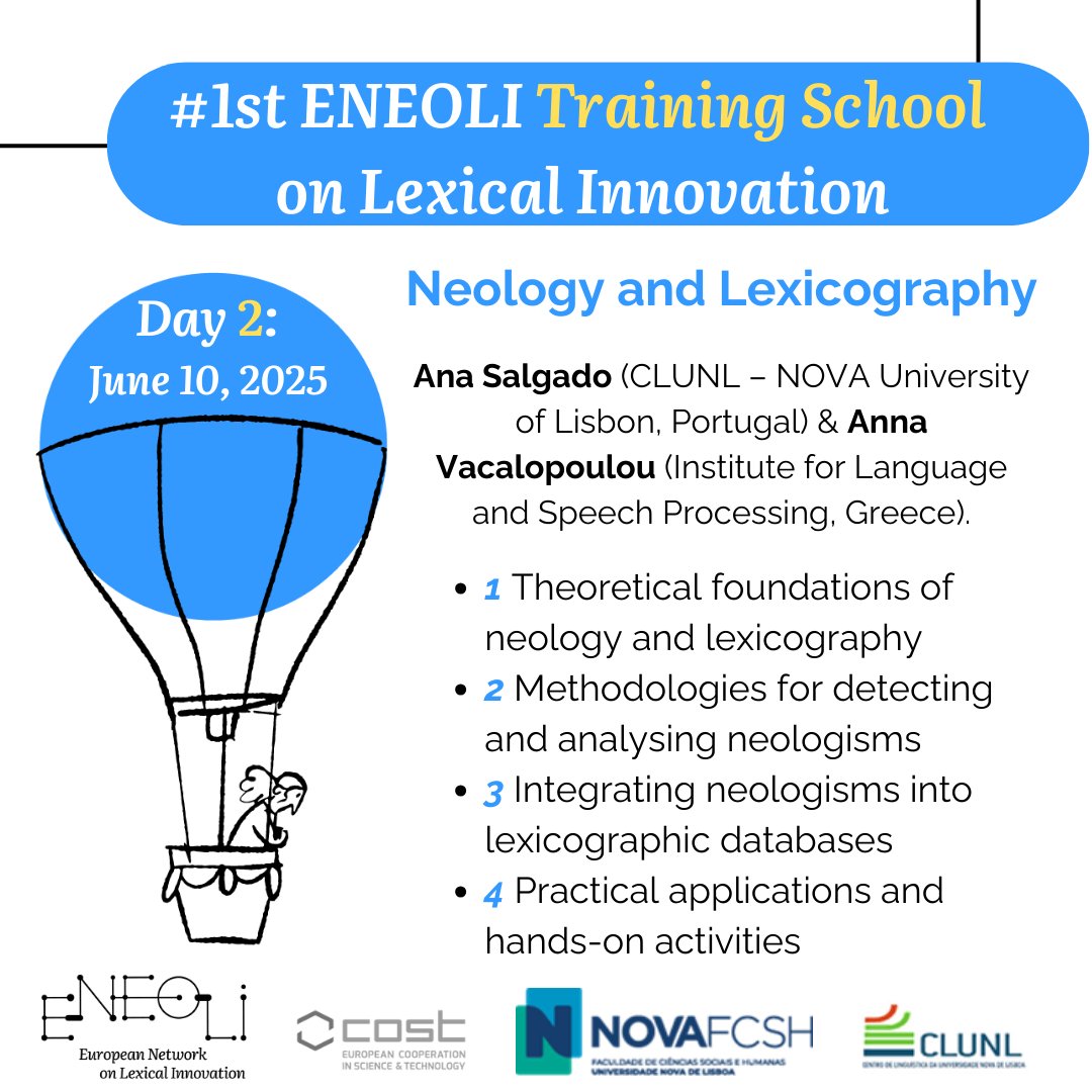 👩‍🏫 Learn from the Best at our 1st Training School!
Our training school features renowned experts in the field of neology! Check out the full list of trainers and their expertise 
👉 t.ly/rrL6c
📅 Apply by Feb 28, 2025
#ExpertTraining #trainingschool