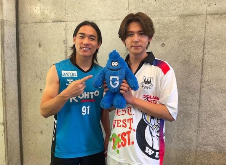 AIRI_GAMBAOSAKA's tweet photo. 林大地と幼なじみ、サッカー現役時代の憧れが遠藤保仁の小瀧望来場良いやん！ https://t.co/5xgMlxmjK2