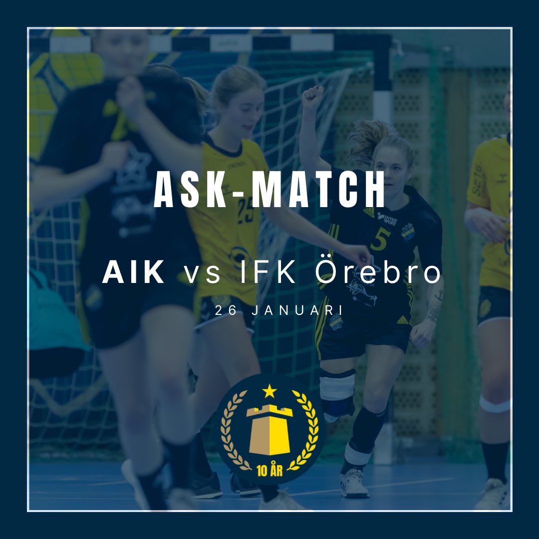 AllmanSupport's tweet photo. På söndag kl. 13.00 möter AIK:s damer Örebro i Solnahallen. ASK-medlemmar får 50% rabatt, visa medlemskap vid betalning.

Vi finns på plats med merch och vill prata med er om hur vi kan stärka handbollen – med fokus på publik och utveckling. Kom och dela dina idéer! https://t.co/46CgMMvNAq