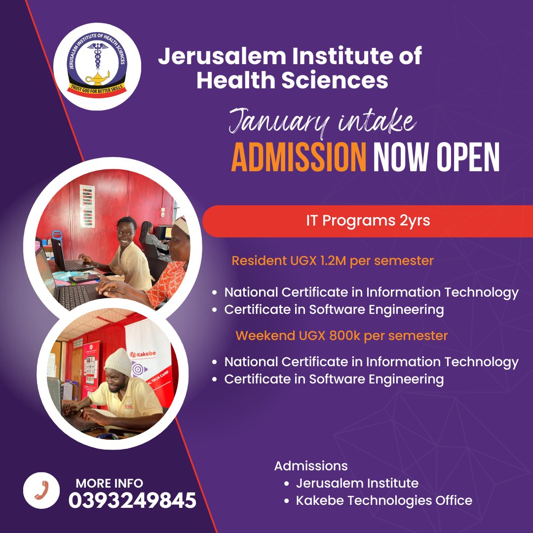 Jerusalem_IHS's tweet photo. Enroll now for our January/February semester! Join our National Certificate in IT or Certificate in Software Engineering programs and gain essential tech skills. Limited slots available—take the first step toward your tech career today! #kakebetech #jerusaleminstitute https://t.co/lUwjLaMAT6
